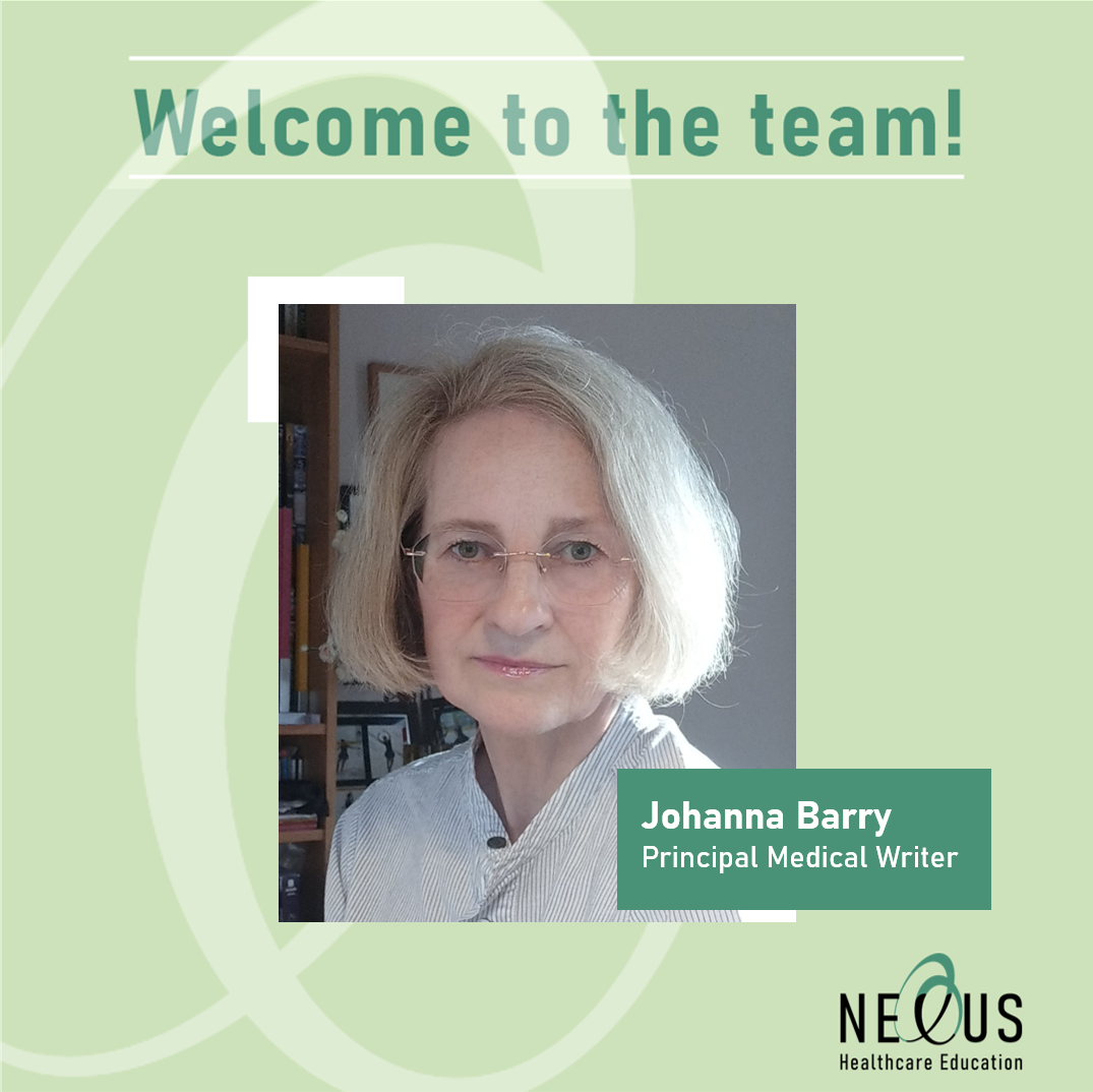 Nexus Healthcare Education welcomes new Principal Medical Writer