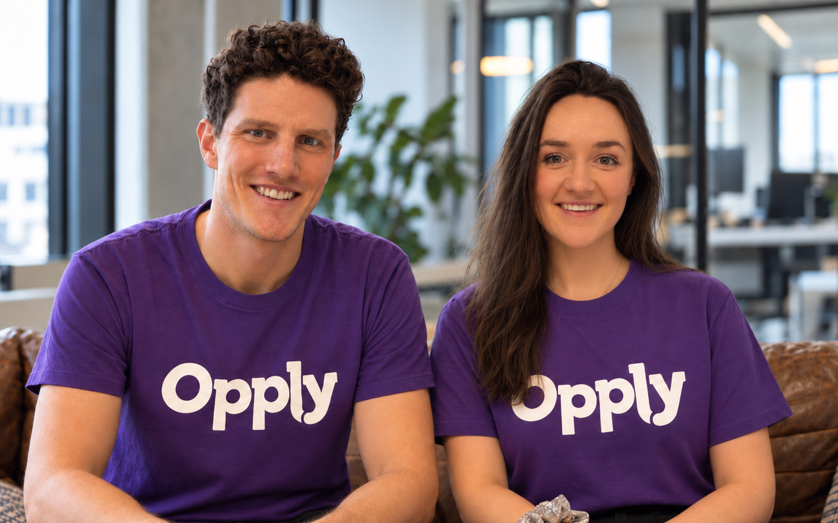 Martin Postel and Helen Murphy, founders of Opply
