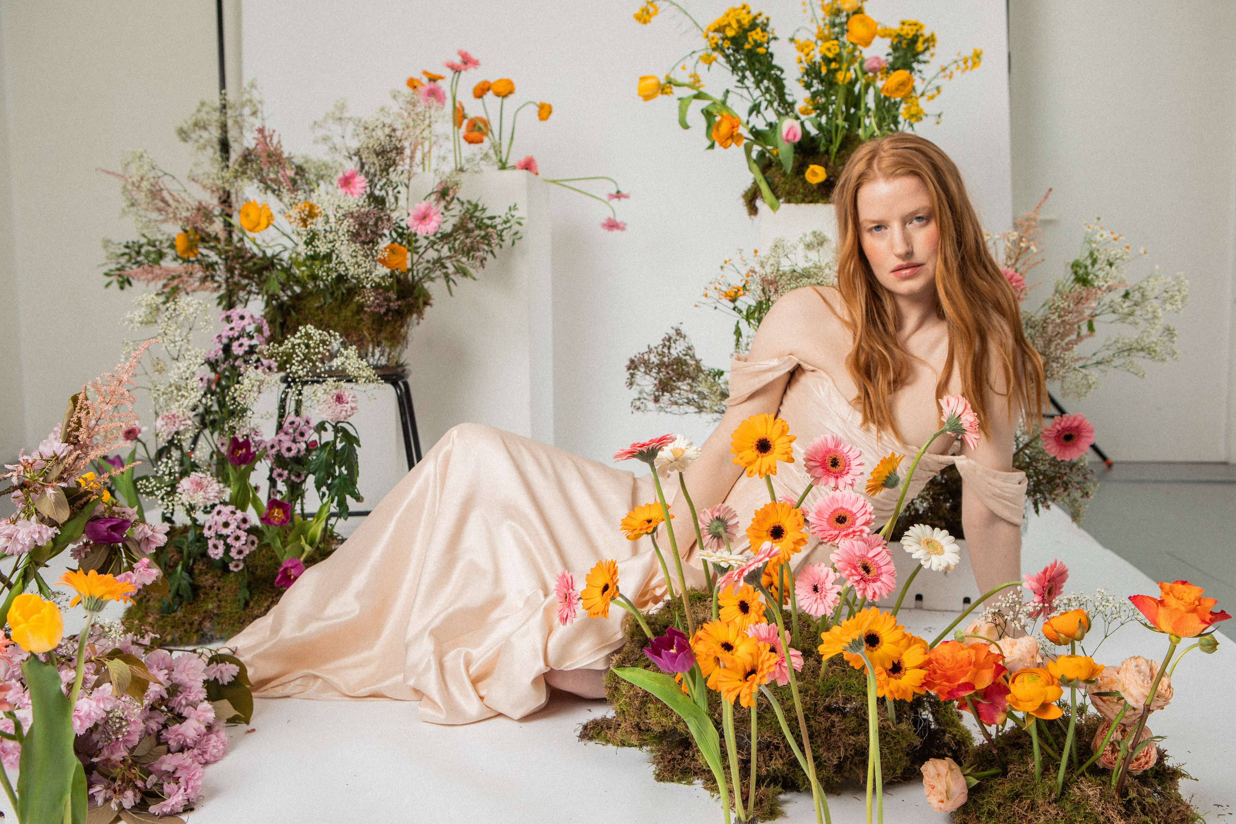 Andrea Hawkes Ever After repurposed dress on model