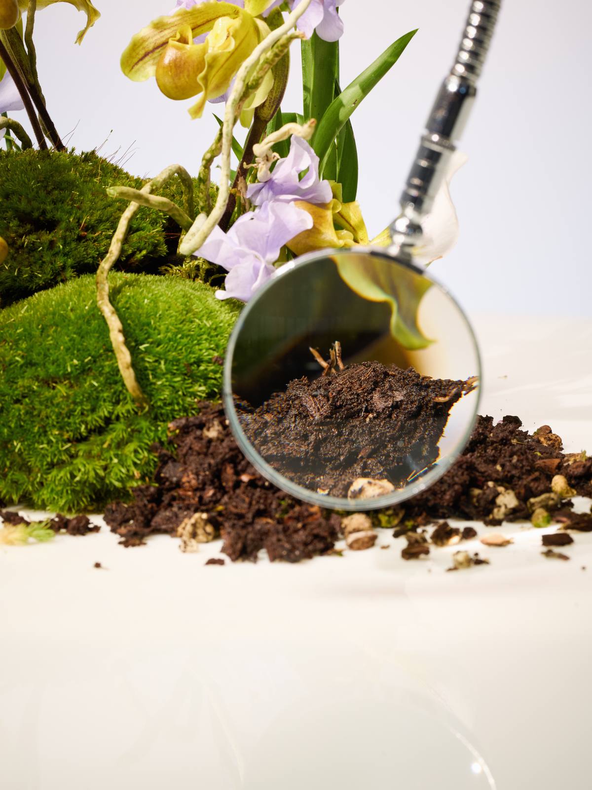 Close up green waste Blooming Haus