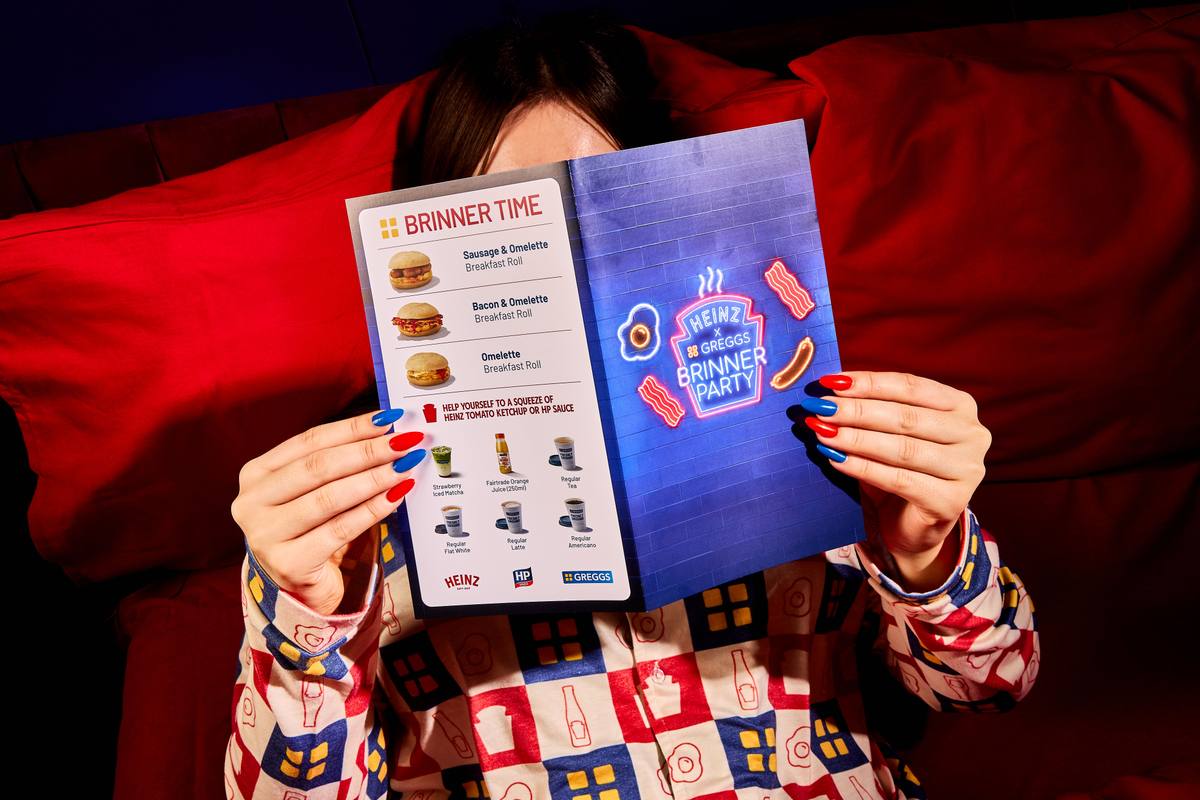 Heinz & Greggs celebrate breakfast-for-dinner trend with exclusive Brinner Party