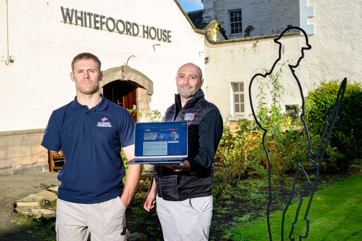 Mark Ormrod MBE and Leon Fisher