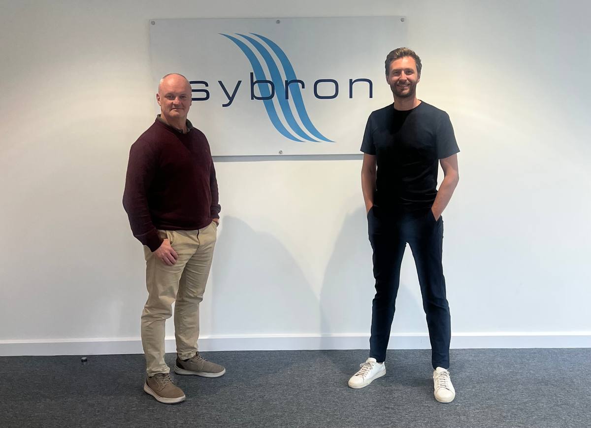 Matt Burtinshaw of Lime Sustainable Supplies and George Mason of Sybron