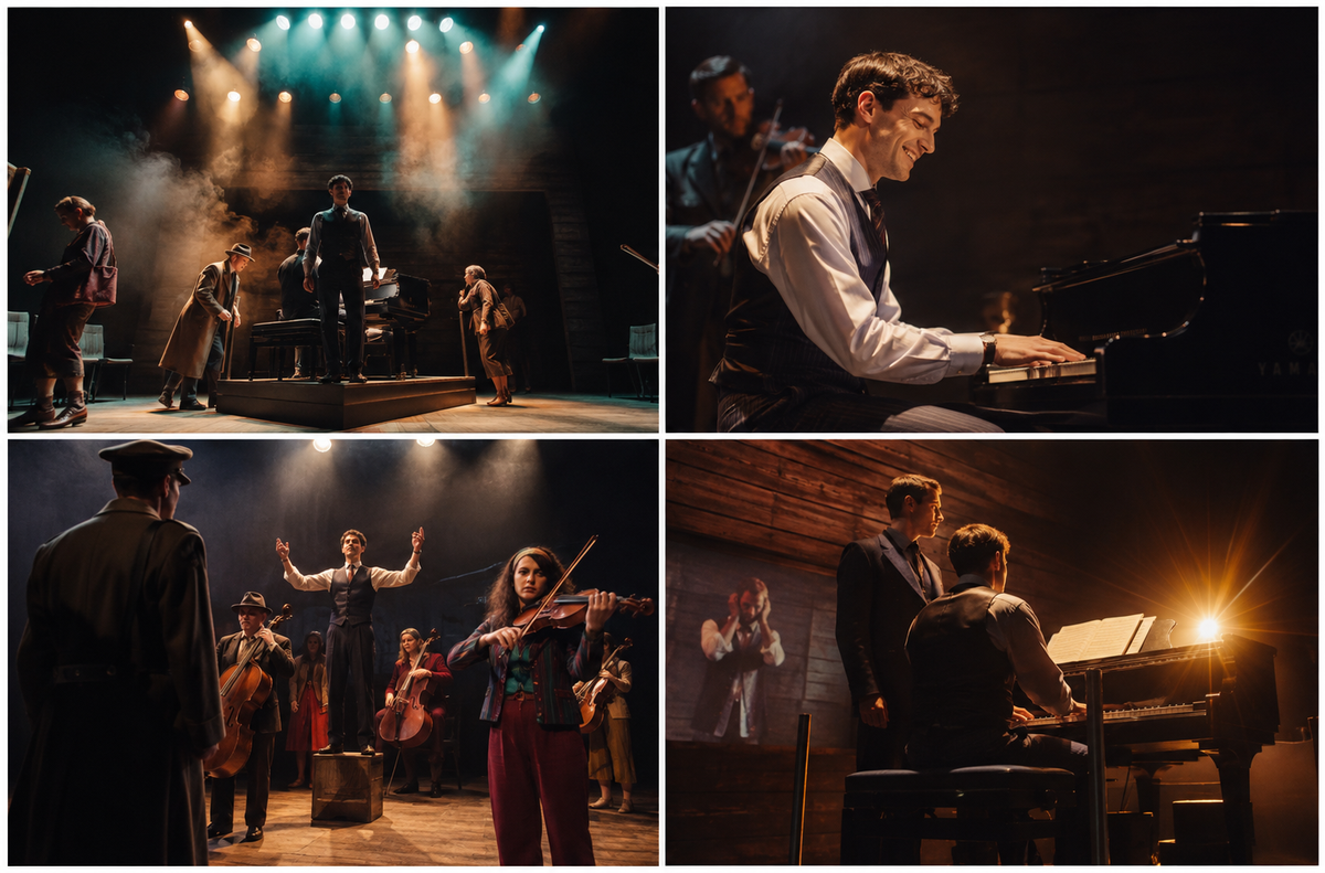 Production Images Released for the World Premiere of The Pianist