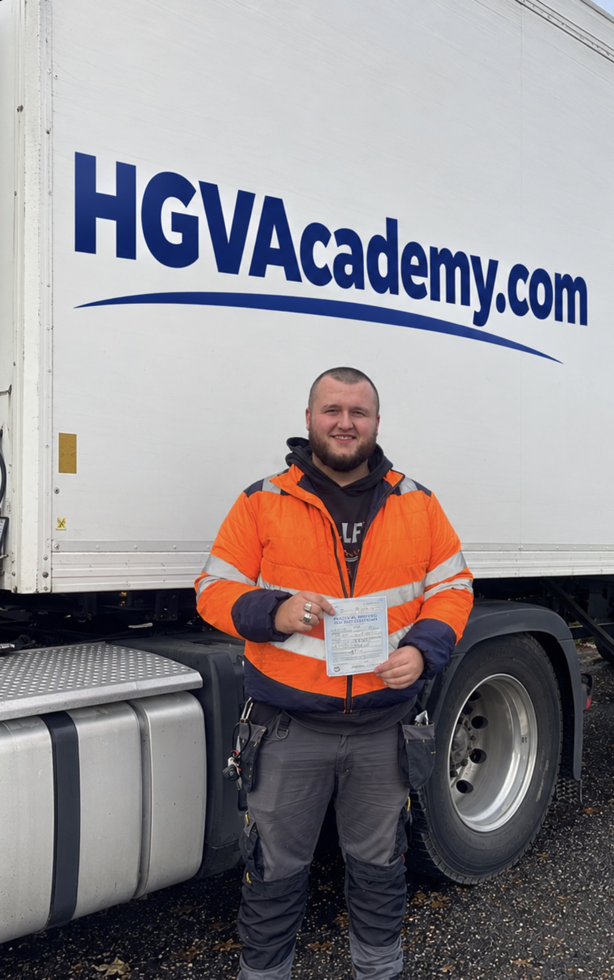 HGV Academy Giveaway Winner Passes HGV License First Time!