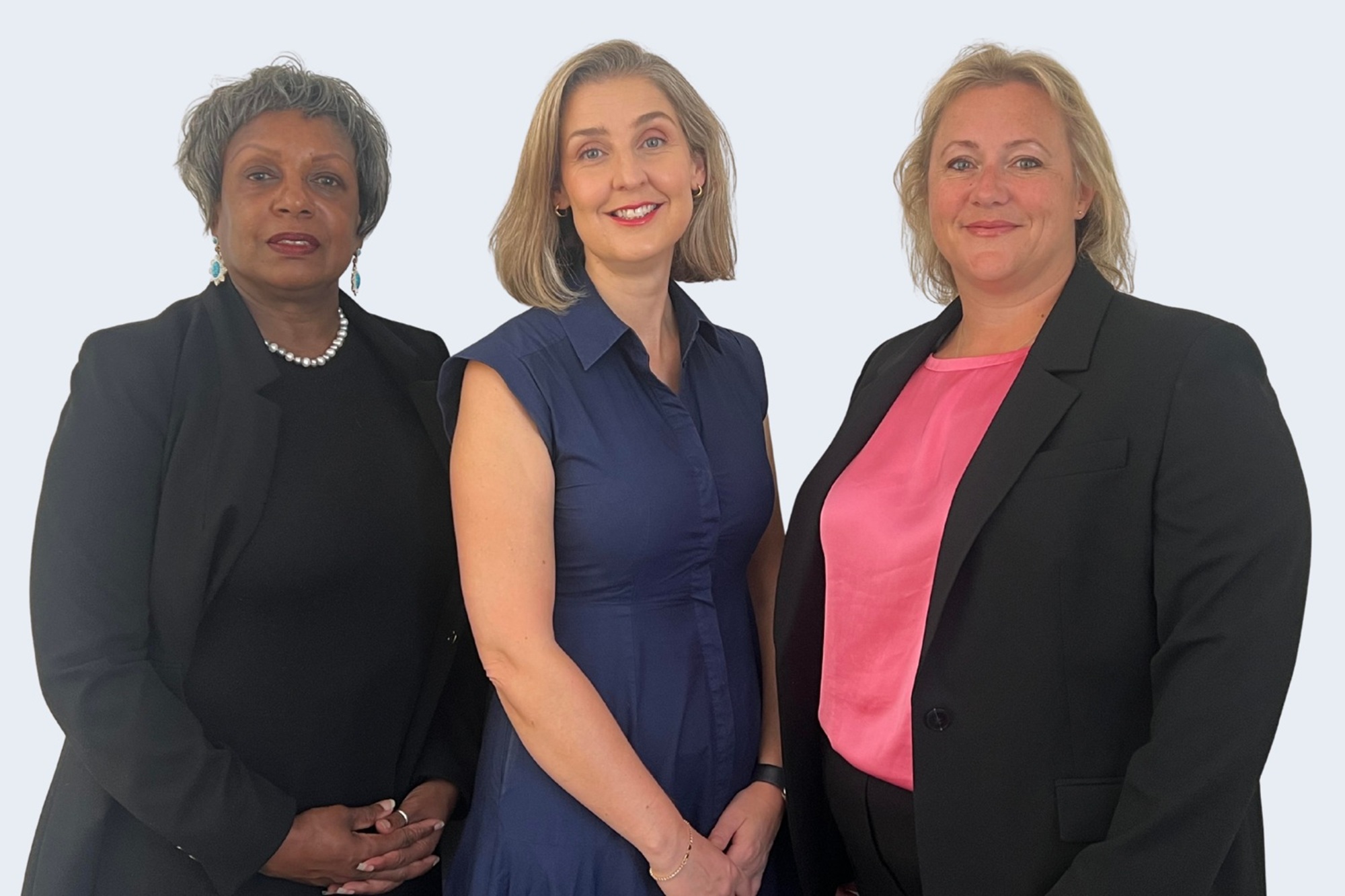 Left to right: Cheryl Thompson, Sarah Inchley and Caroline Andrews