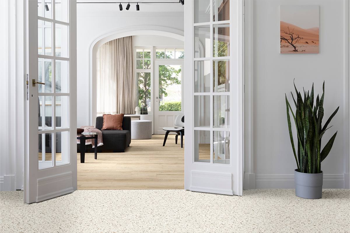 Moduleo Roots LVT flooring in Lugano 46210 and Blackjack Oak 22215
