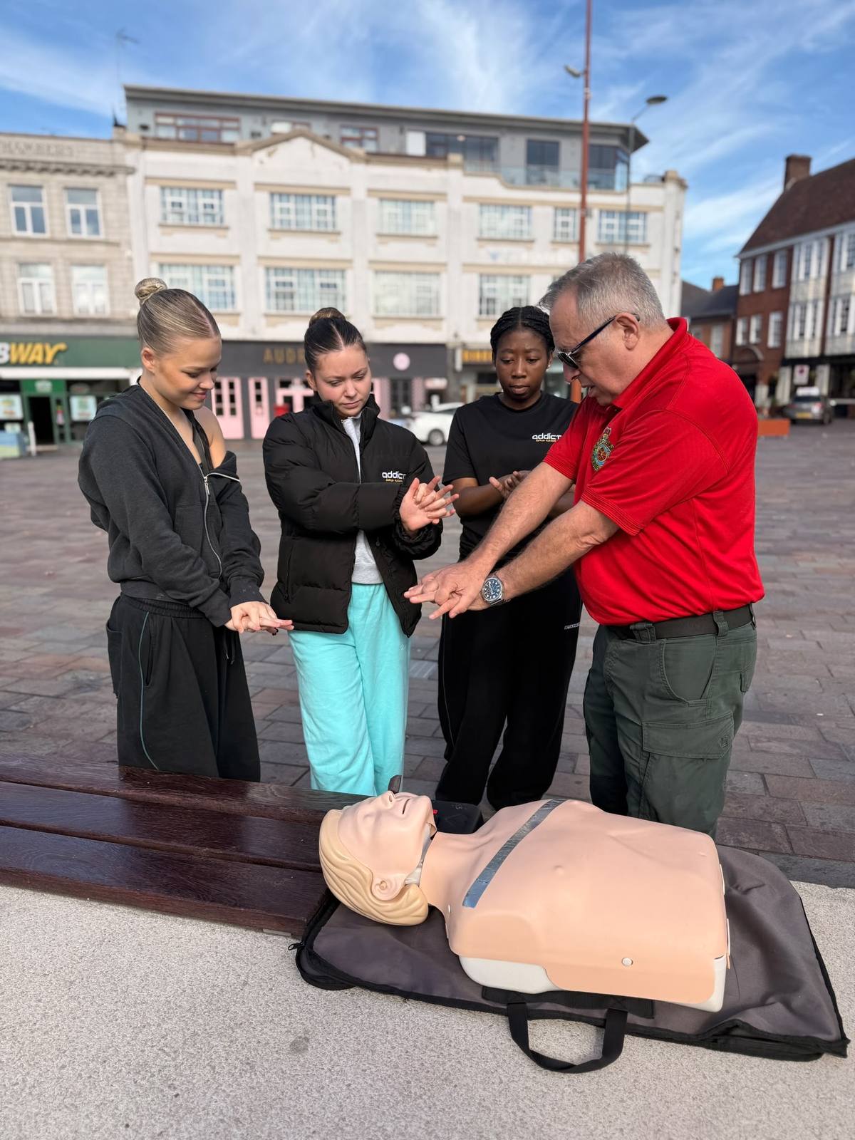 Resus Annie on Tour in Leicester